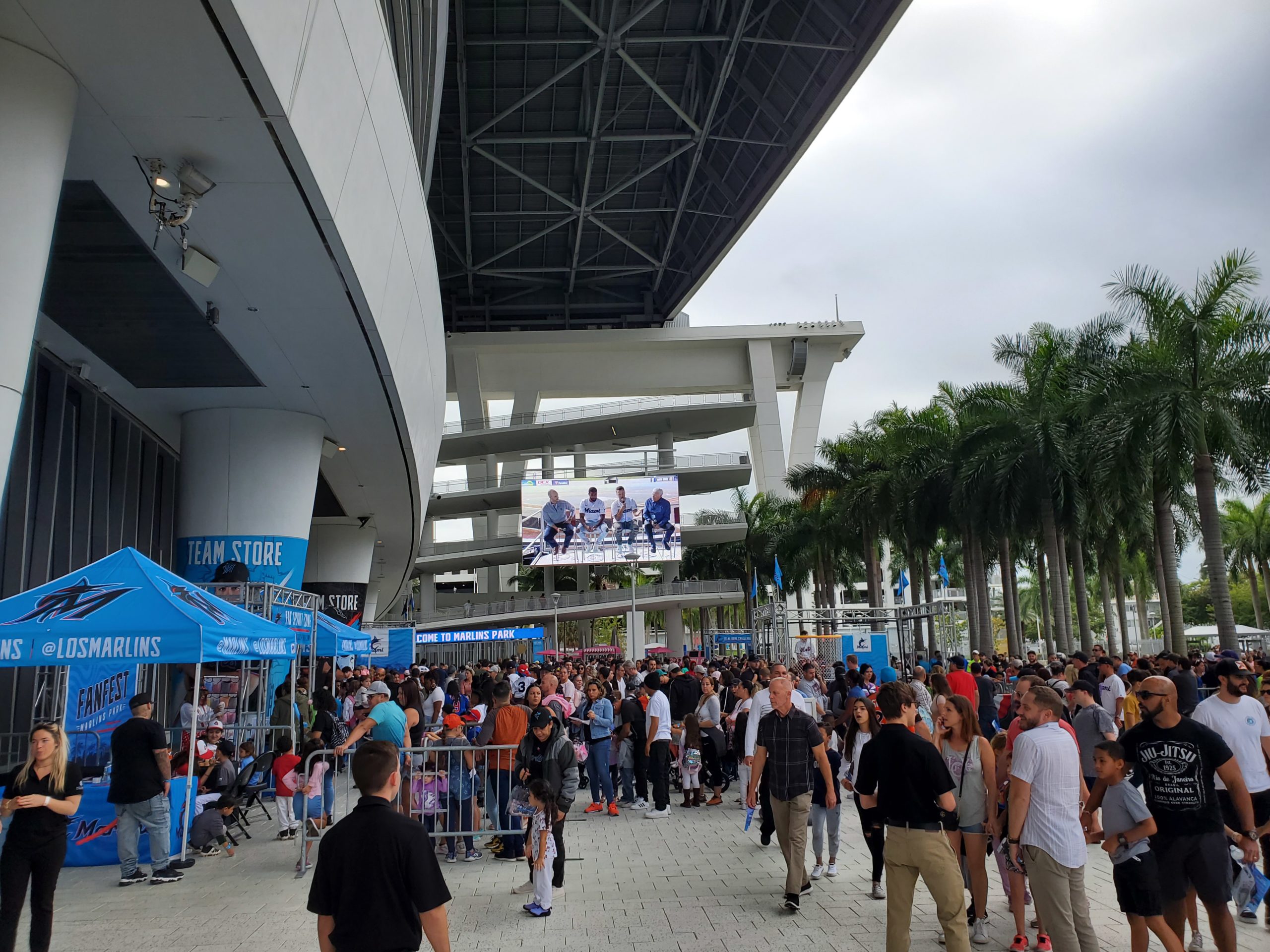 Large Crowds And Excitement Filled Marlins Park On FanFest Gables Insider