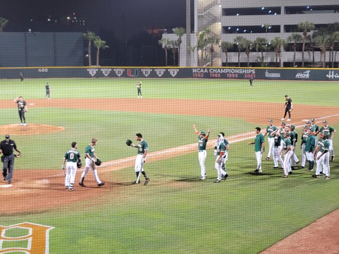 Canes baseball dominates FIU for second-straight mercy rule