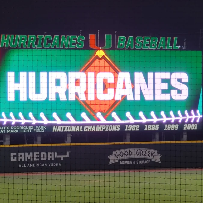 Canes Baseball: Miami Takes Game 2, 8-1, Goes For Sweep Sunday